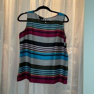 Striped Talbots sleeveless top